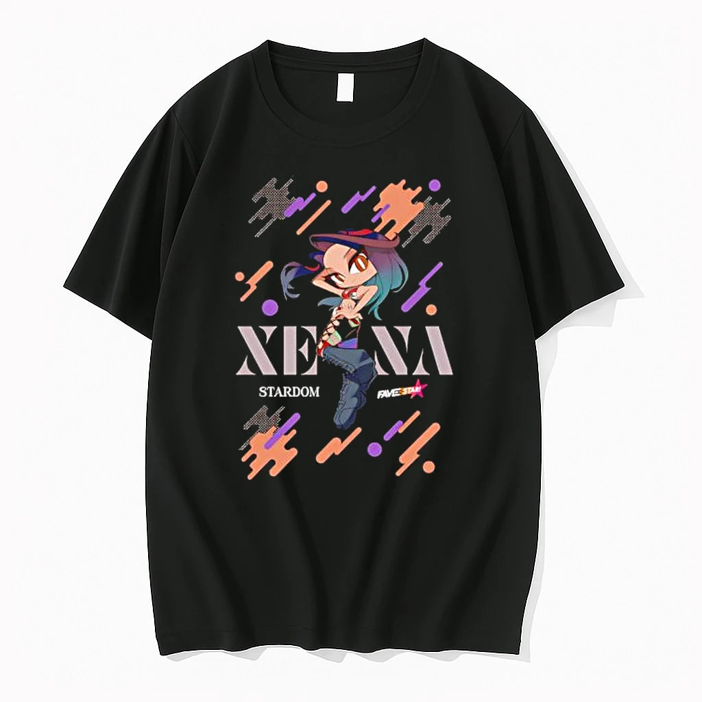 Officials Xena Stardom Fave Star Chibi Character Professional Wrestler Premium T Shirt