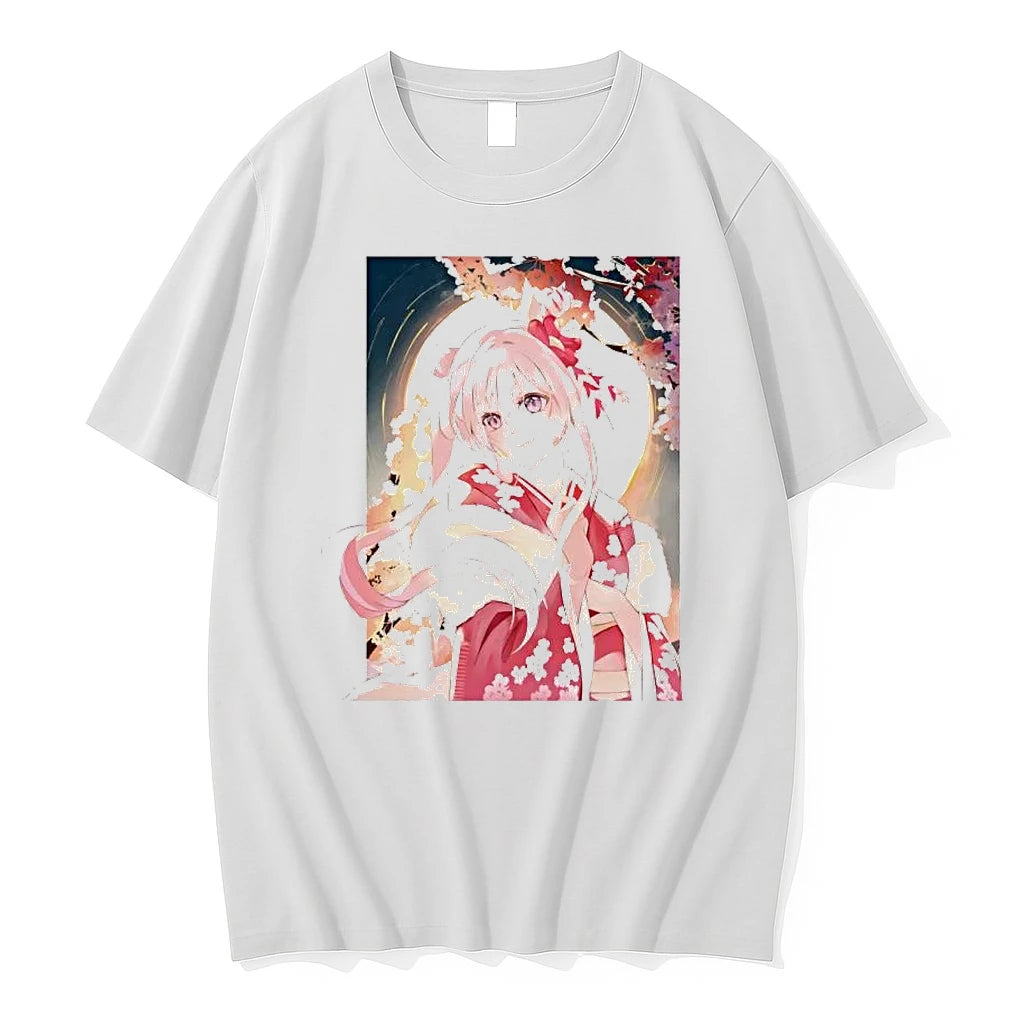 Officials Yae Miko Genshin Impact Cherry Blossom Kimono Premium T Shirt
