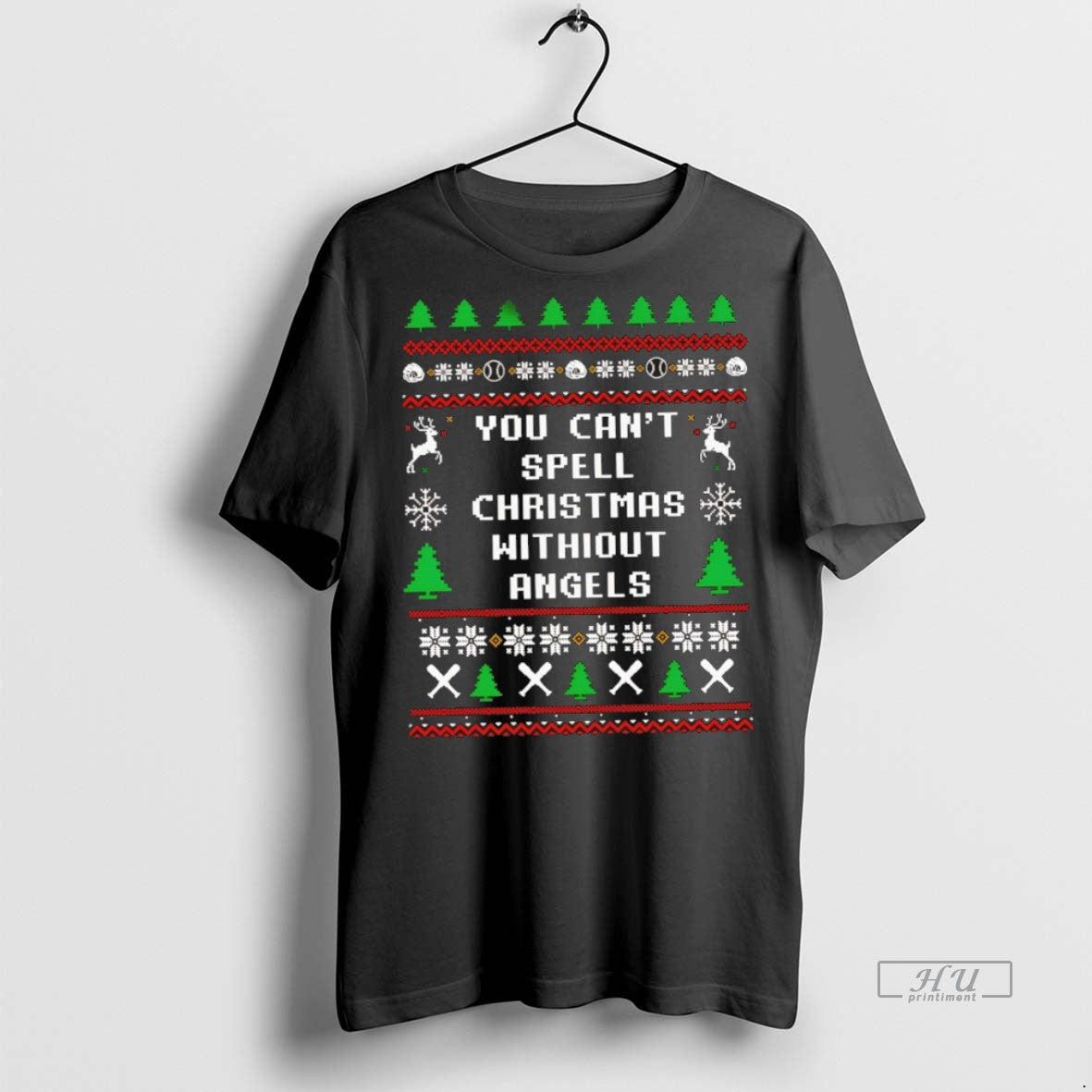 Officials You Cant Spell Christmas Without Los Angeles Angels Mlb Premium Tee Shirt Sweater
