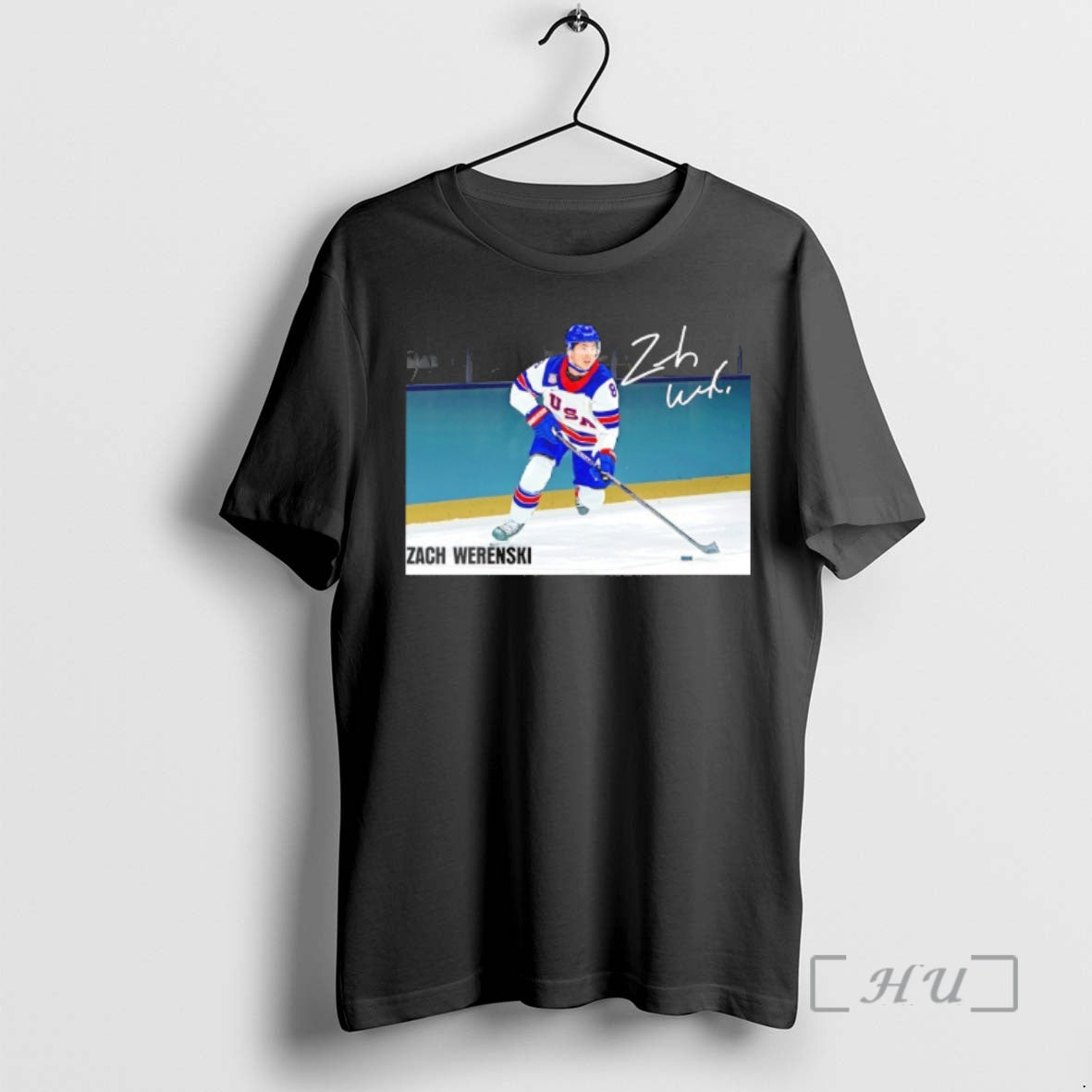 Officials Zach Werenski Team Usa 2026 Winter Olympics Gold Medal Autographed Premium T Shirts Sweater