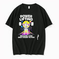 Officials Zeus Power Lifting Because I Can Only Count To Five Premium T Shirt