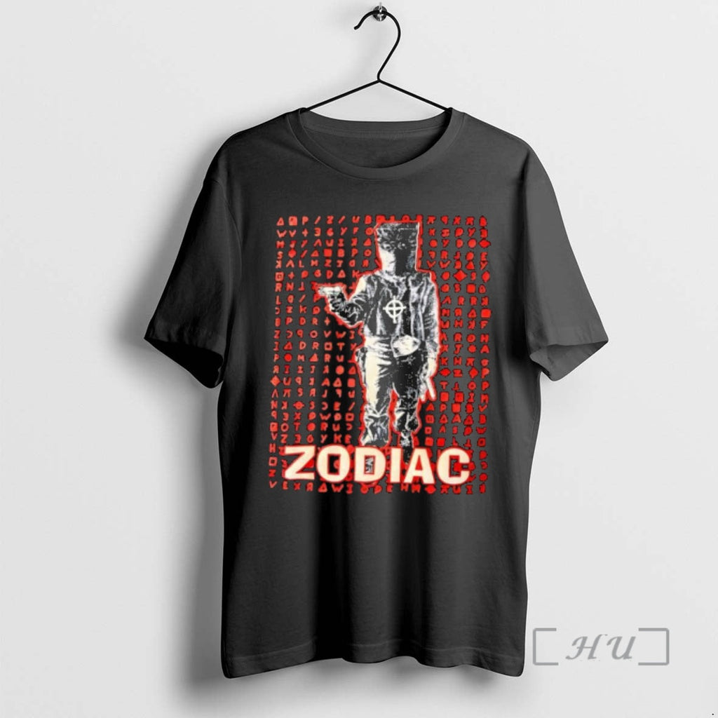 Officials Zodiac Killer Cipher And Masked Figure Graphic Design