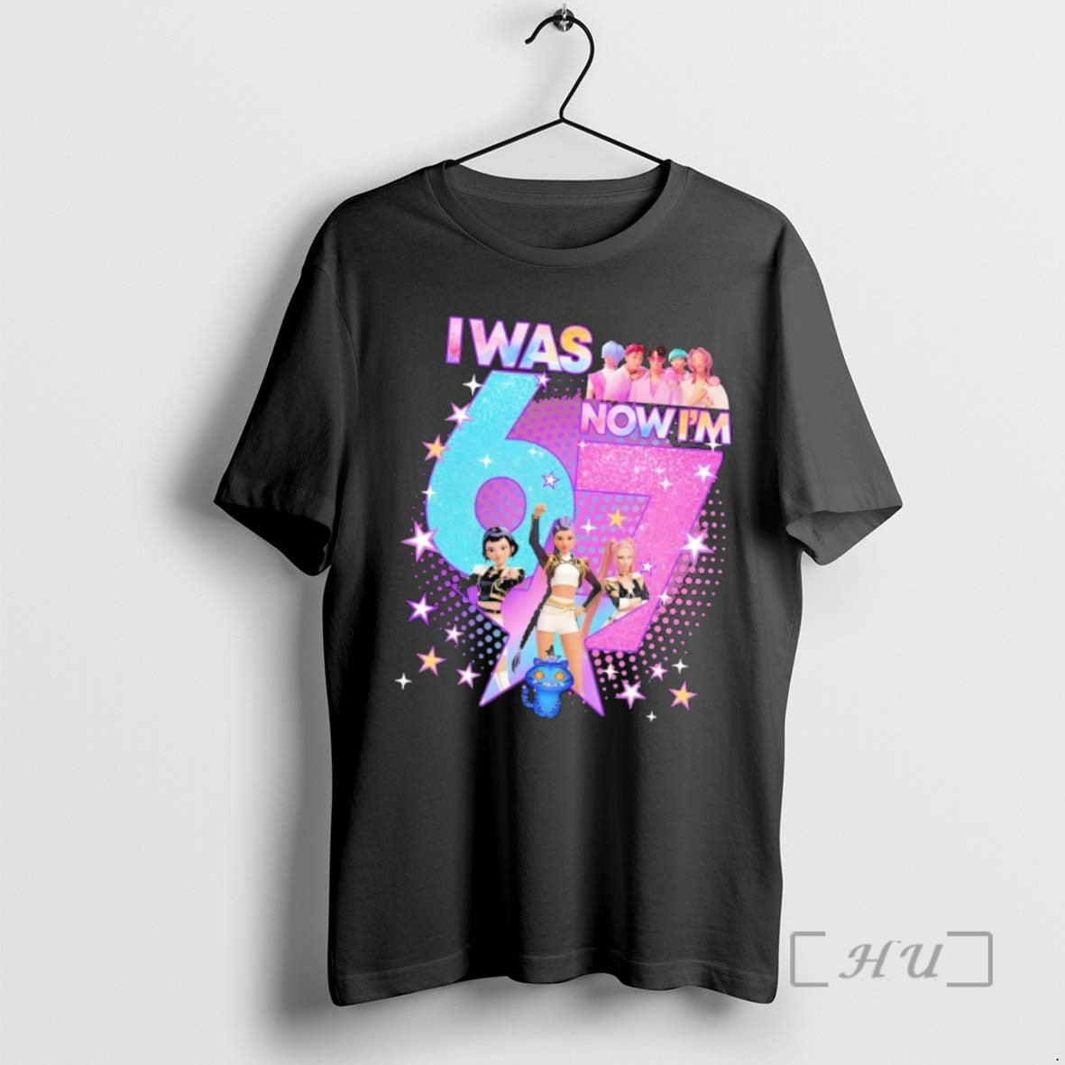 Officials Zoey Rumi Mira I Was Now Im 67 Kpop Demon Hunter Premium T Shirts