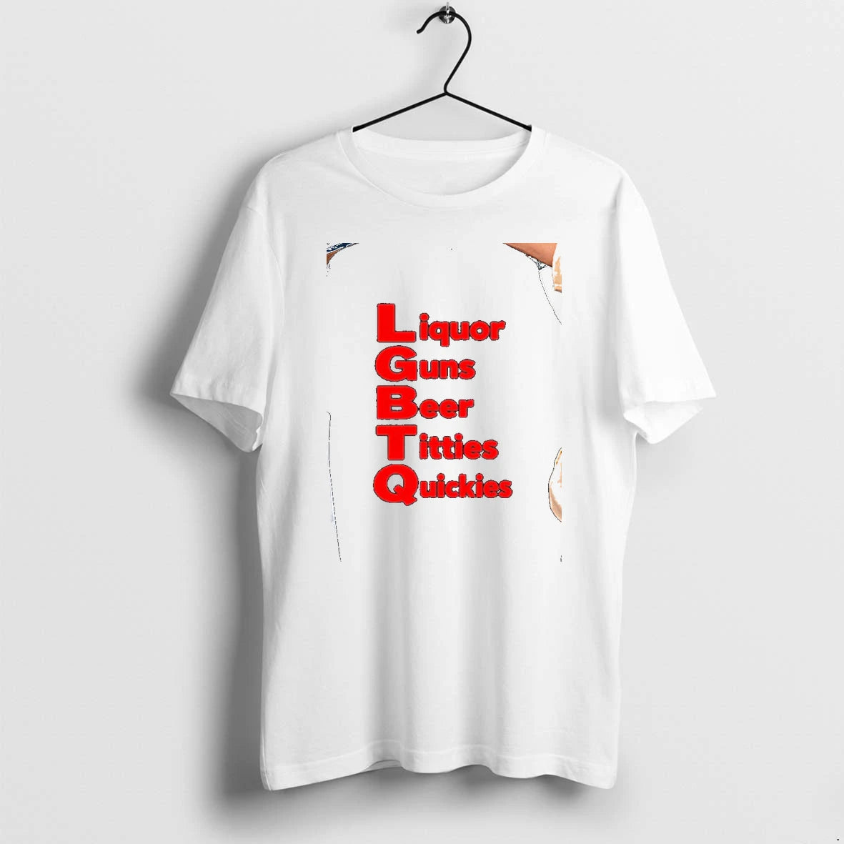 Officials Disrespected The Liquor Guns Beer Titties Quickies Funny Premium T Shirt