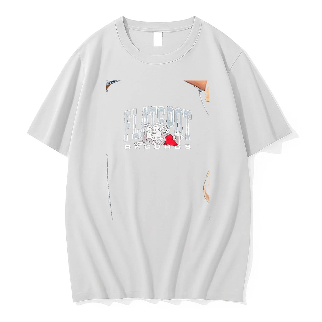 Officials Flatspot Records Embroidered Chill Dog Funny Premium T Shirt
