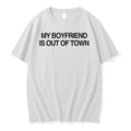 Officials My Boyfriend Is Out Of Town Premium T Shirt