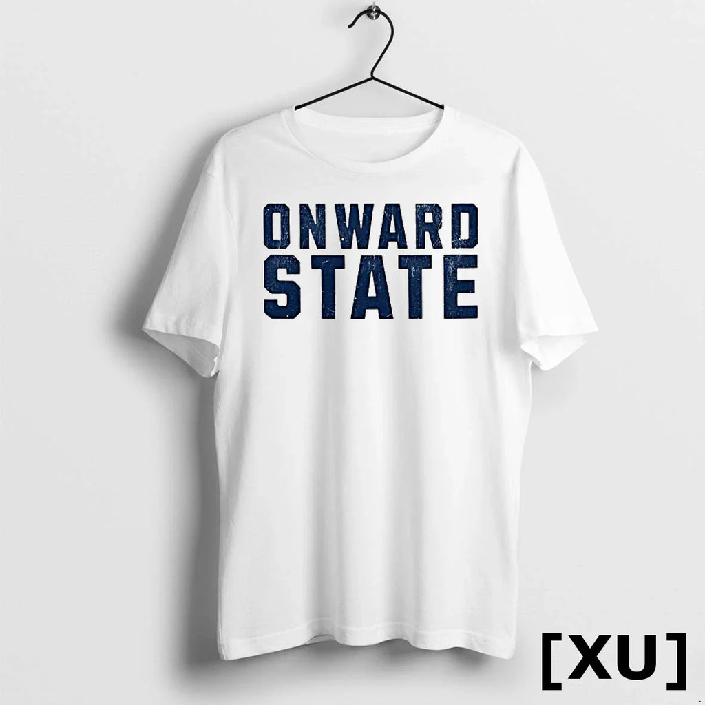 Onward State Text Simple Tshirts Sweater