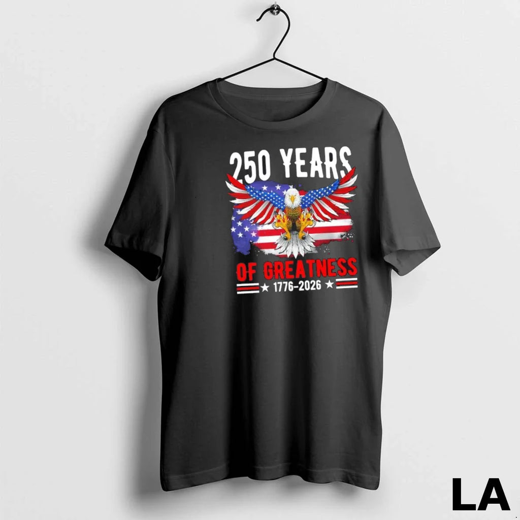 Original 250 Years America Patriotic Eagle Usa Flag 250th Anniversary 1776 2026