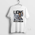 Original Aidan Hutchinson Detroit Lions Signature Player Logo