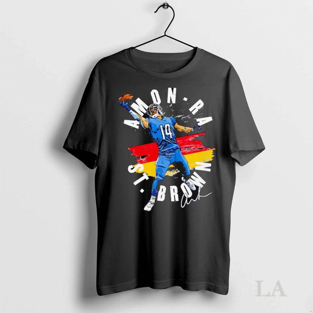 Original Amon Ra St Brown Detroit Germany Flag
