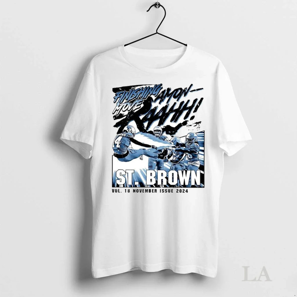 Original Amon Ra St Brown Detroit Kamehameha Vintage
