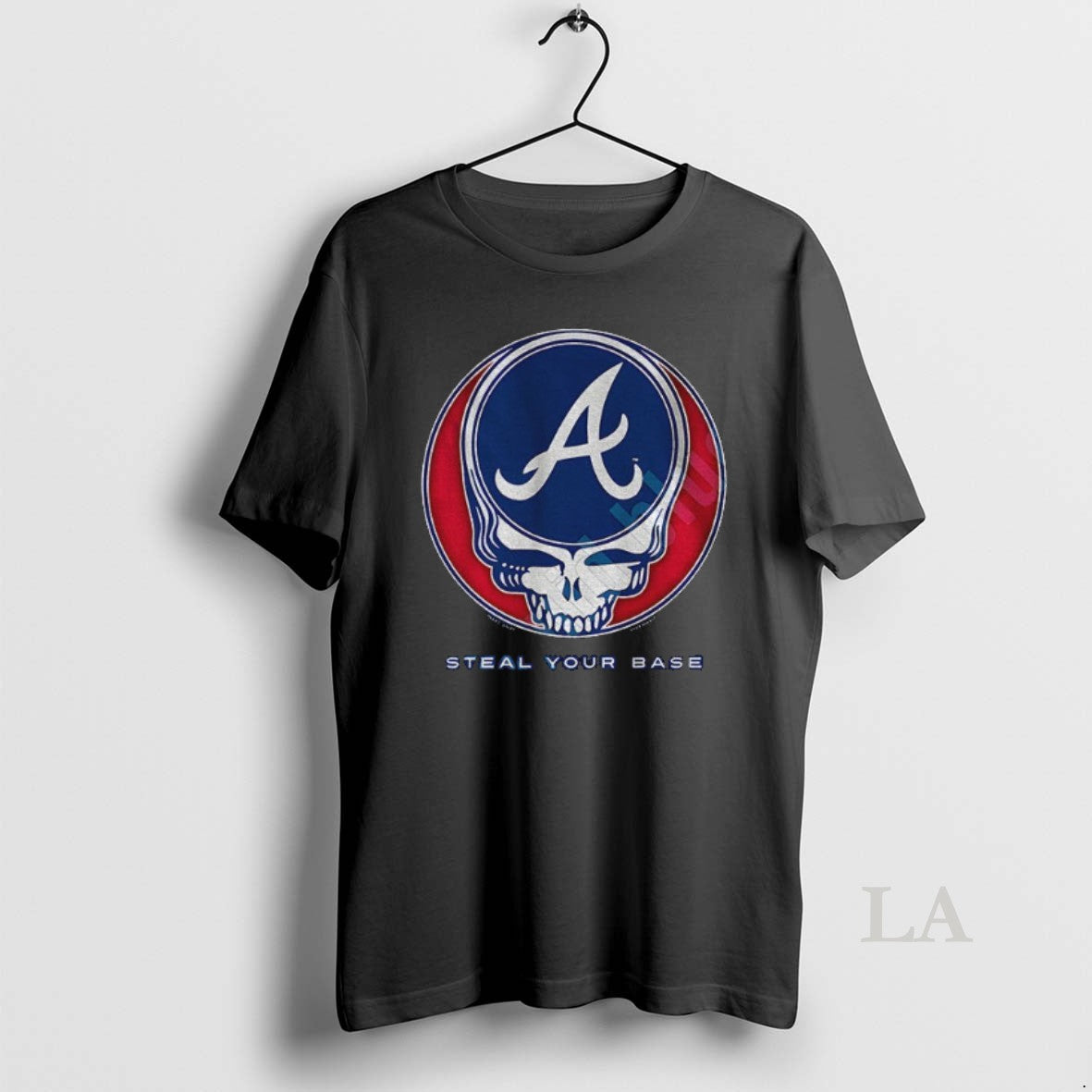 Original Atlanta Braves Steal Your Base Grateful Dead Skull Mlb