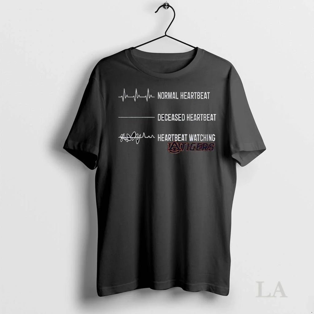 Original Auburn Tigers Normal Heartbeat Deceased Heartbeat Heartbeat Watching