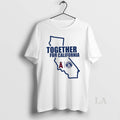 Original Awesome Los Angeles Dodgers Together For California