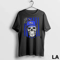 Original Baltimore Ravens Football Skull Hip Hop Us Flag Graphic