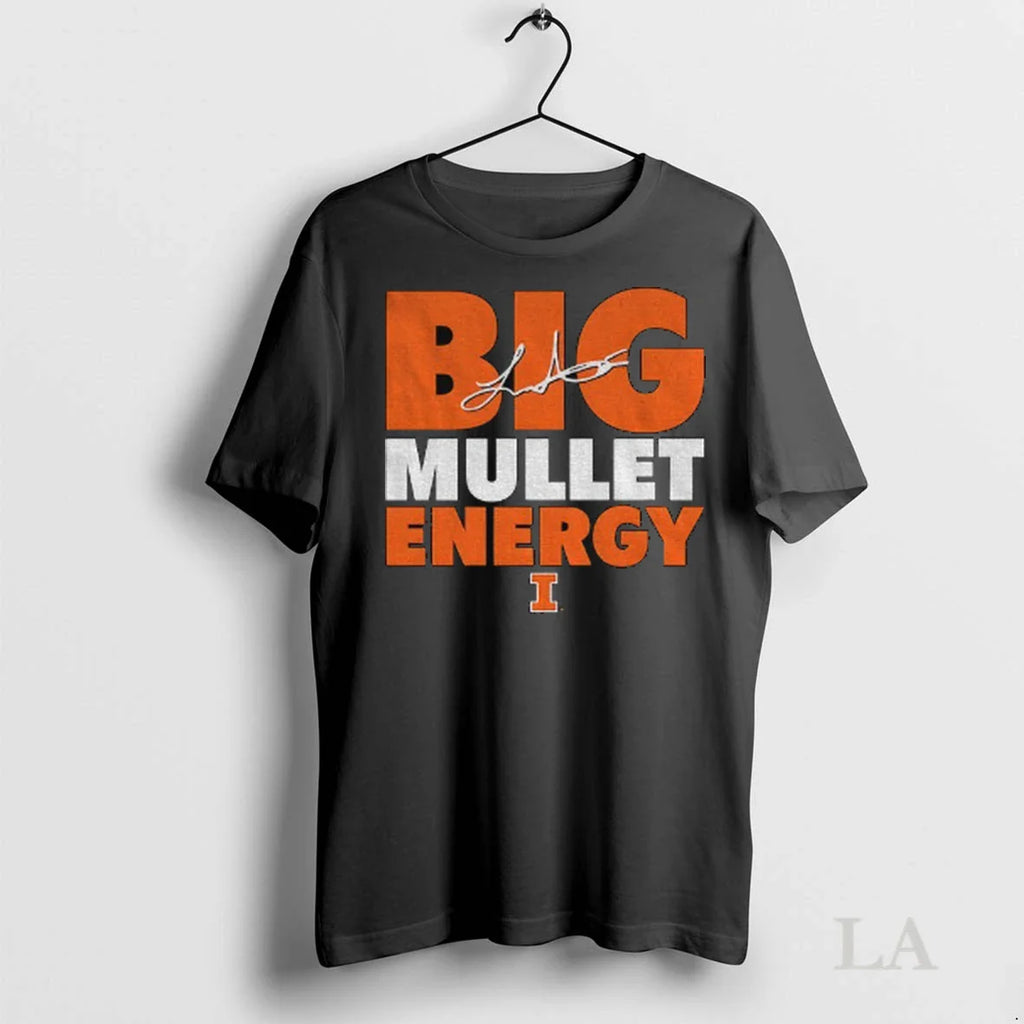 Original Big Mullet Energy Armchair Illini Illinois Fighting Football Signature