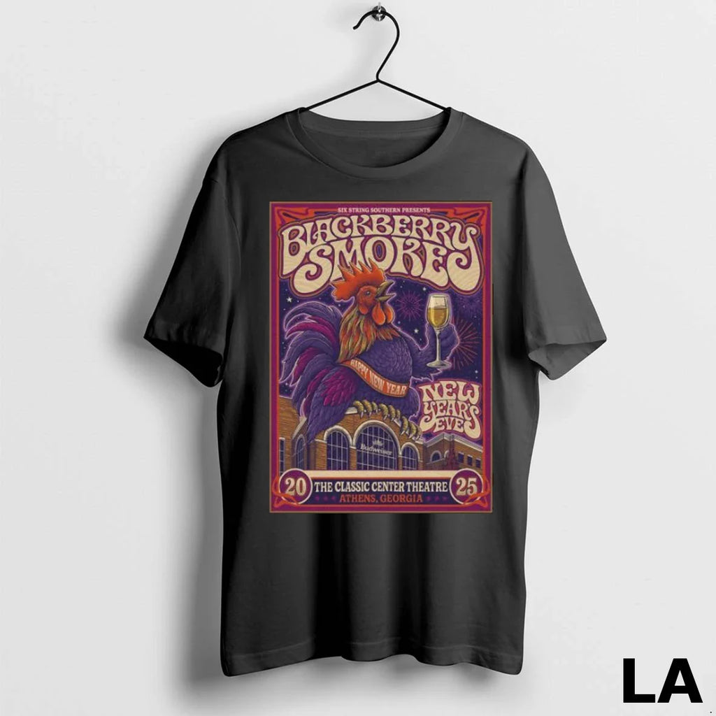 Original Blackberry Smoke Nye Tour Athens Georgia 2025 Long Sleve