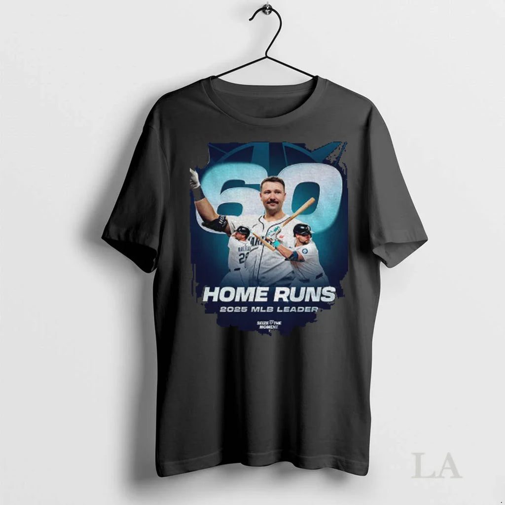 Original Cal Raleigh Seattle Mariners Mlb Baseball Home Runs 2025 Mlb Leader Seize The Moment