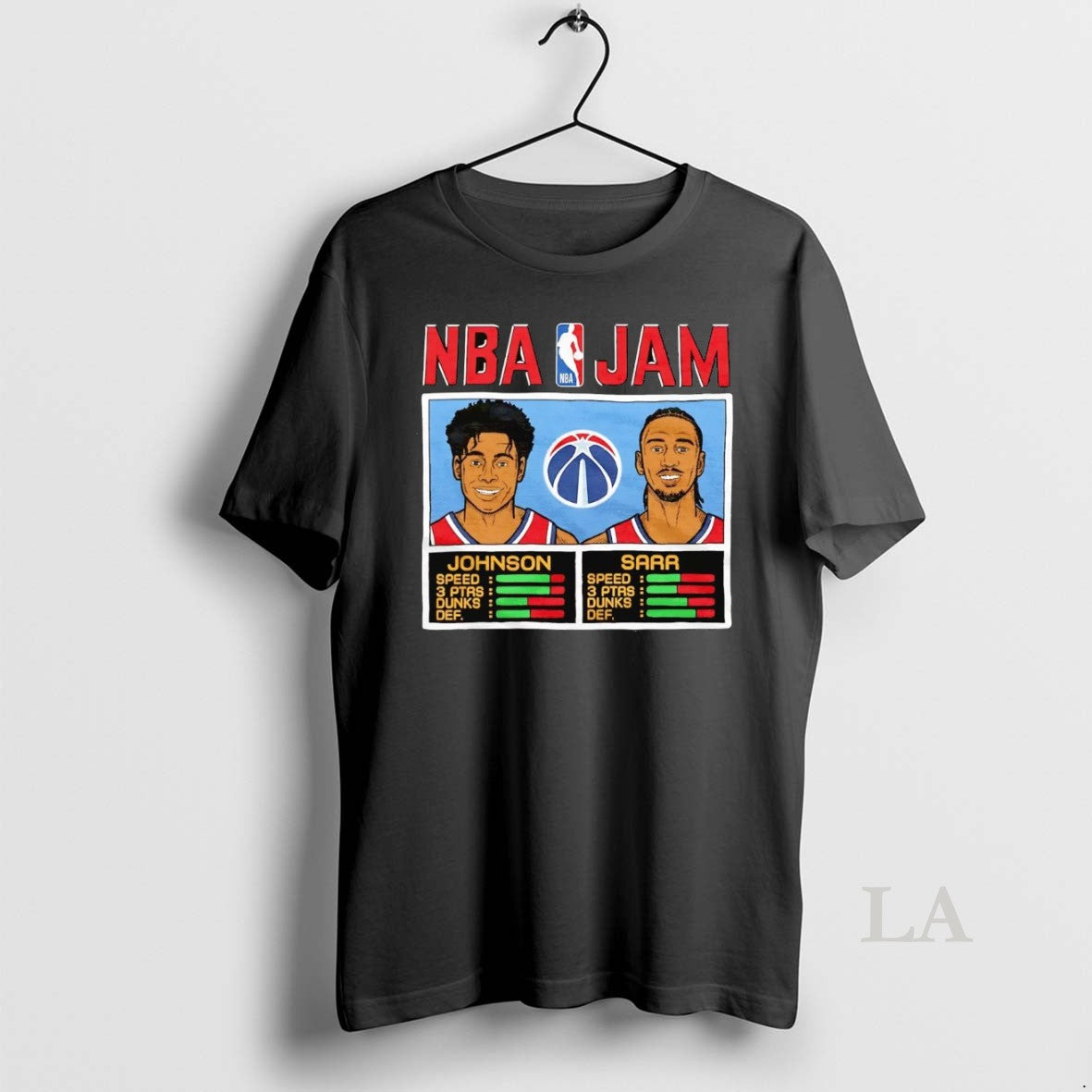 Original Cameron Johnson And Alex Sarr Nba Jam Washington Wizards