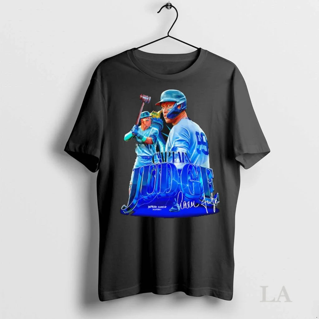 Original Captain Aaron Judge Signature Graphic Ladies