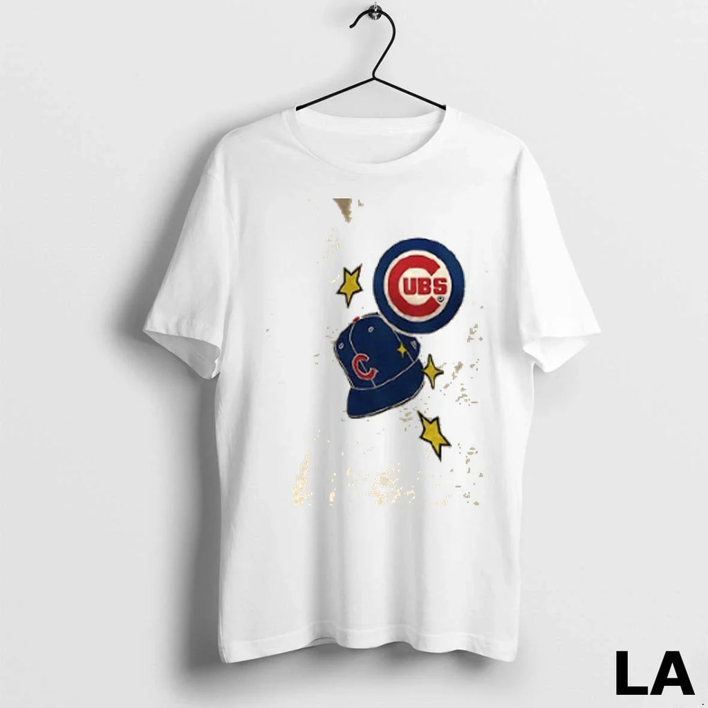 Original Chicago Cubs Stars And Cap 2 Sided