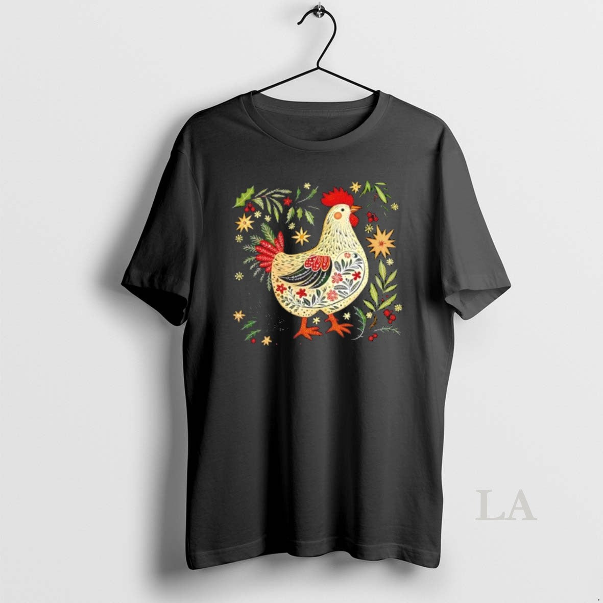 Original Christmas Chicken Western Floral