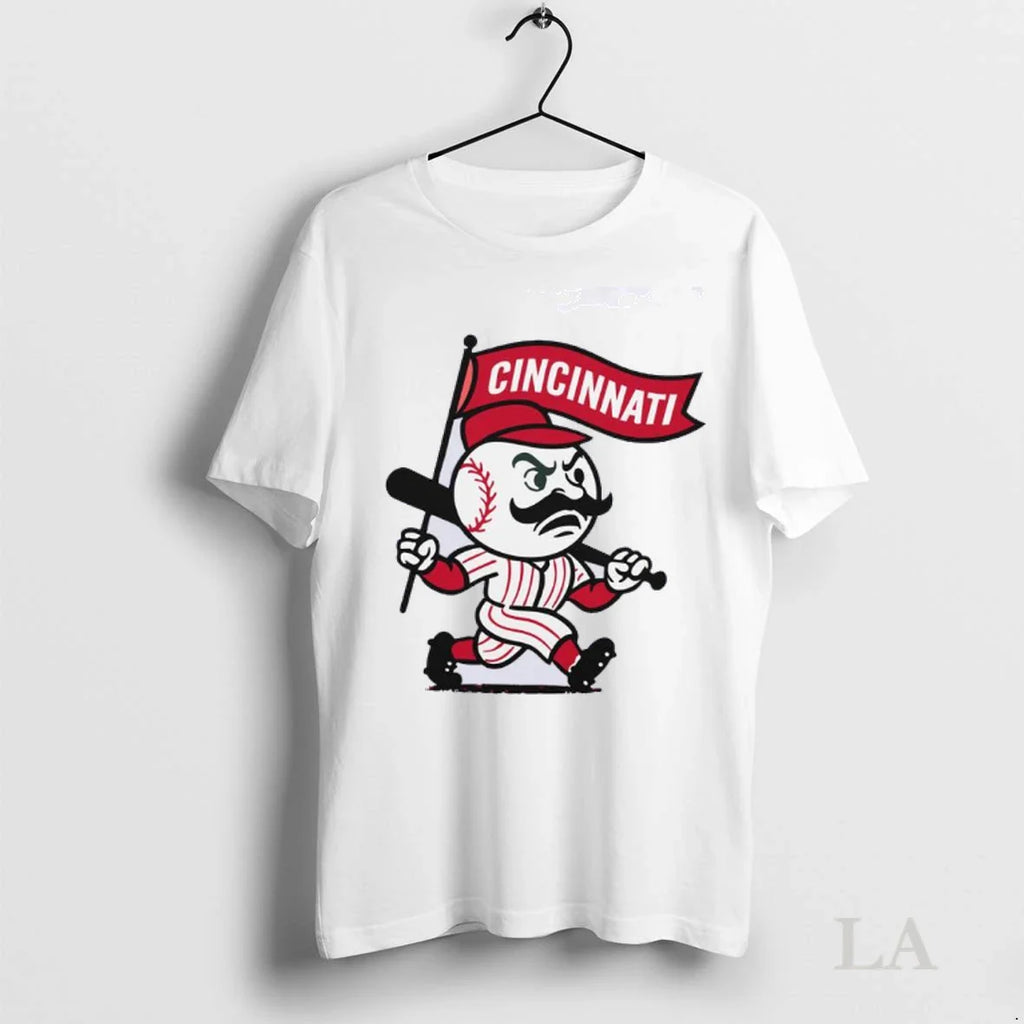 Original Cincinnati Reds Mr Red Parade 2025 Postseason