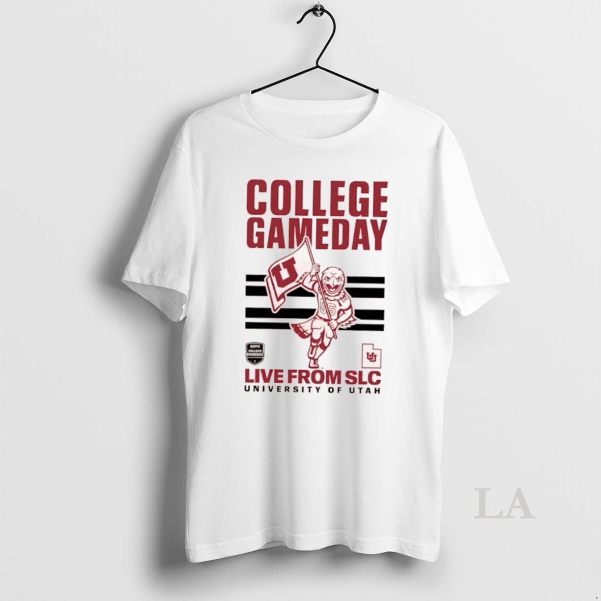 Original College Gameday Live From Salt Lake City University Of Utah Utes Mascot