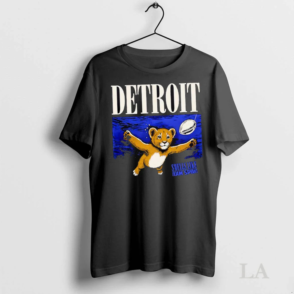Original Detroit Lions Smells Like Team Spirit