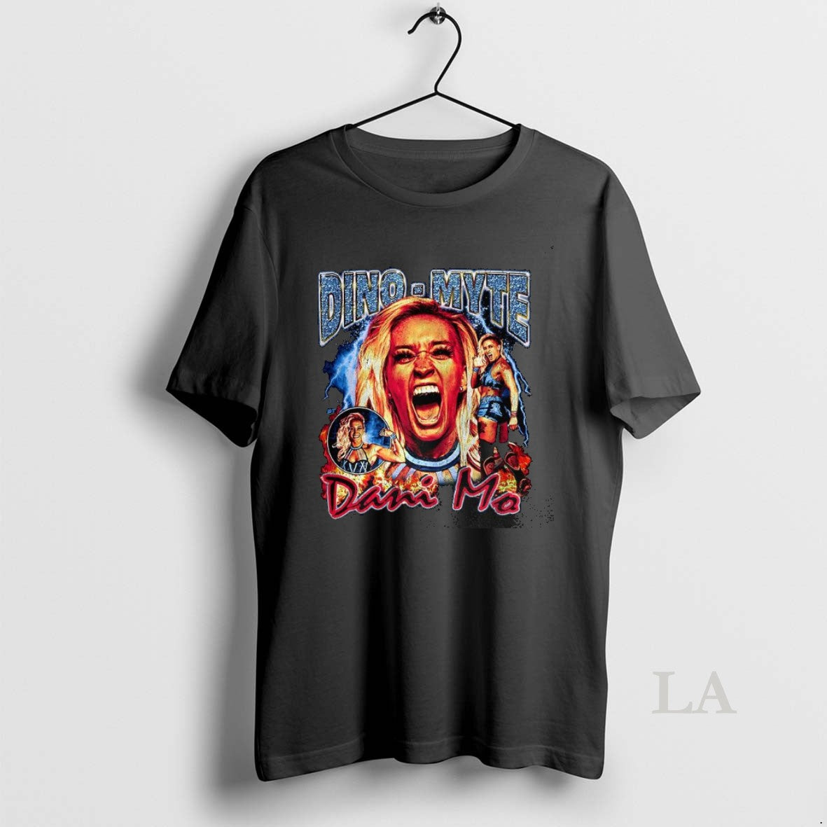 Original Dino Myte Dani Mo Wrestler Make Em Say Ugh Retro Graphic