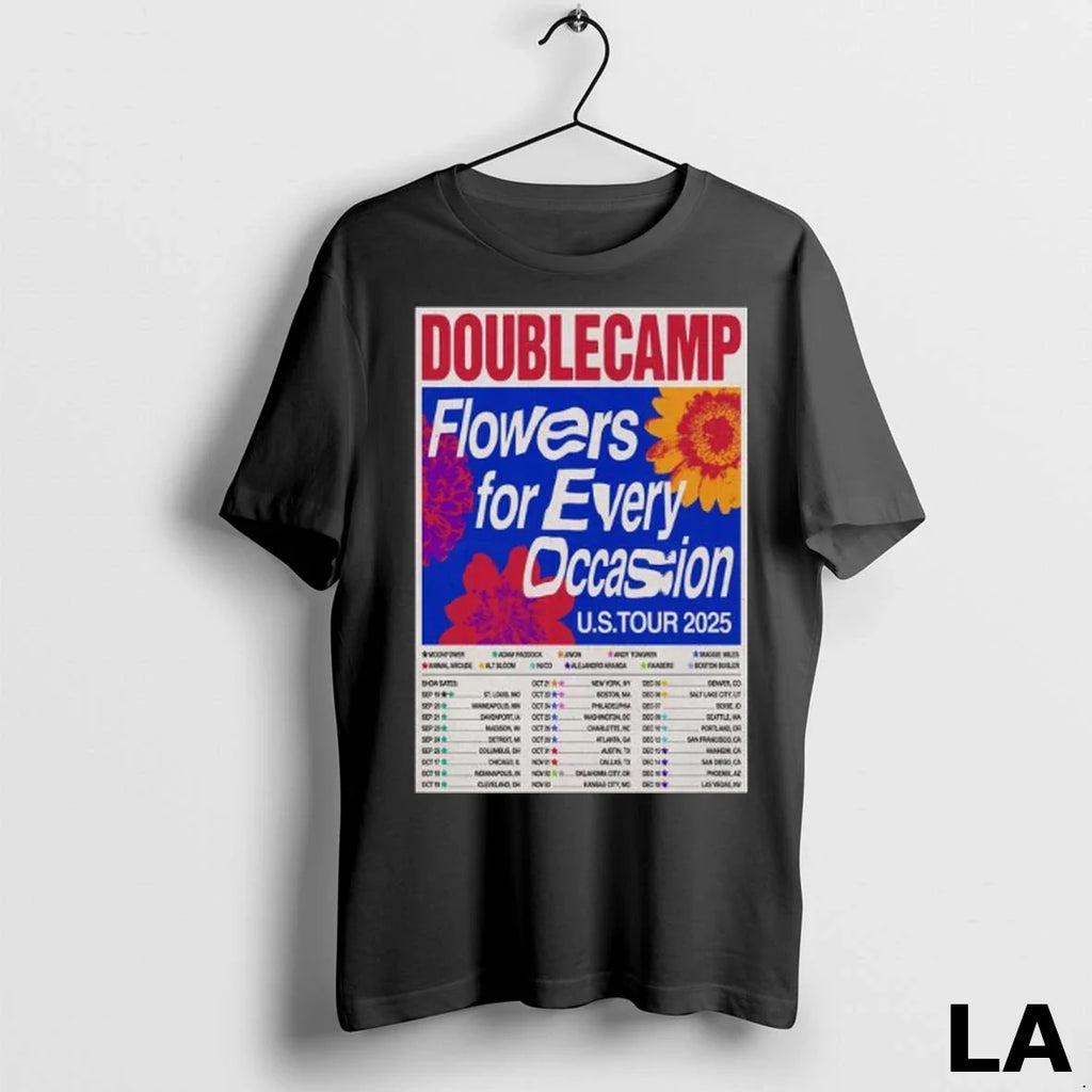 Original Doublecamp Flowers For Every Occasion Us Tour 2025 Long Sleve