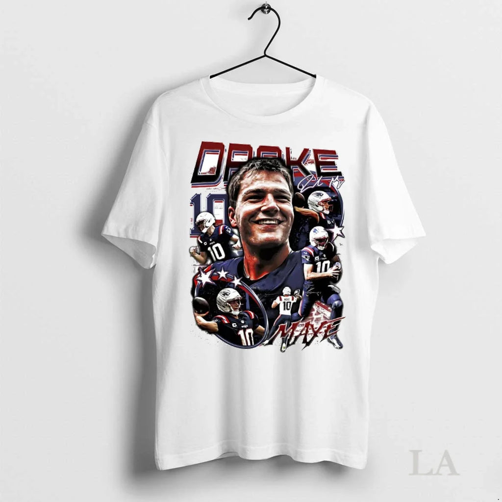 Original Drake Maye Picture Collage Ne Patriots