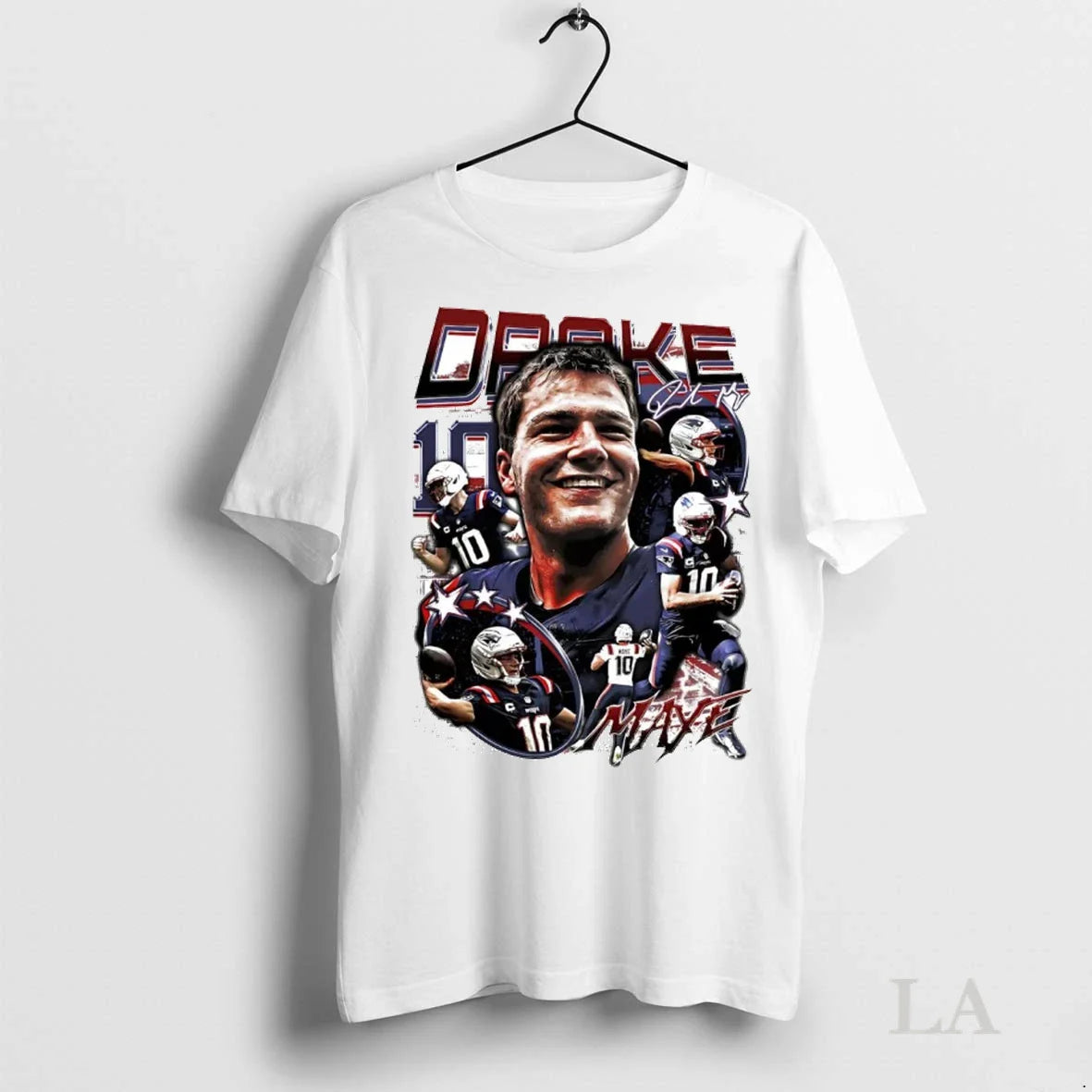 Original Drake Maye Picture Collage Ne Patriots