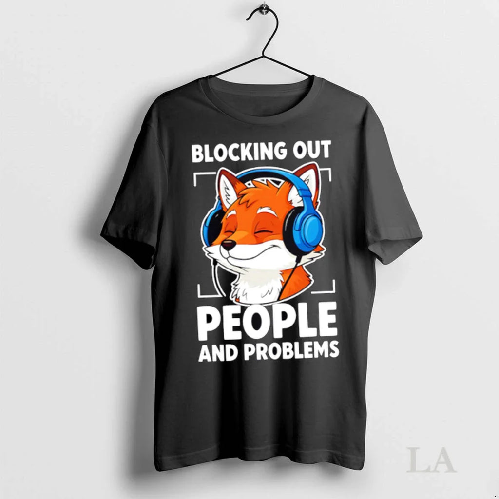 Original Fox Introvert Blocking Out People And Problems Cute