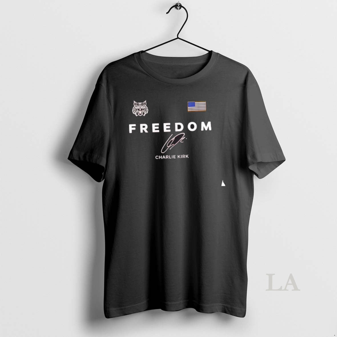 Original Freedom Charlie Kirk X Arizona Wildcats Its All About Jesus 2 Sided
