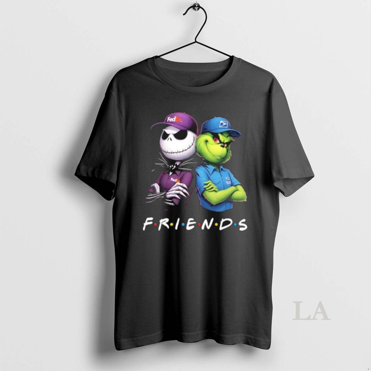 Original Friends Jack Skellington And Grinch Fedex Usps Logo