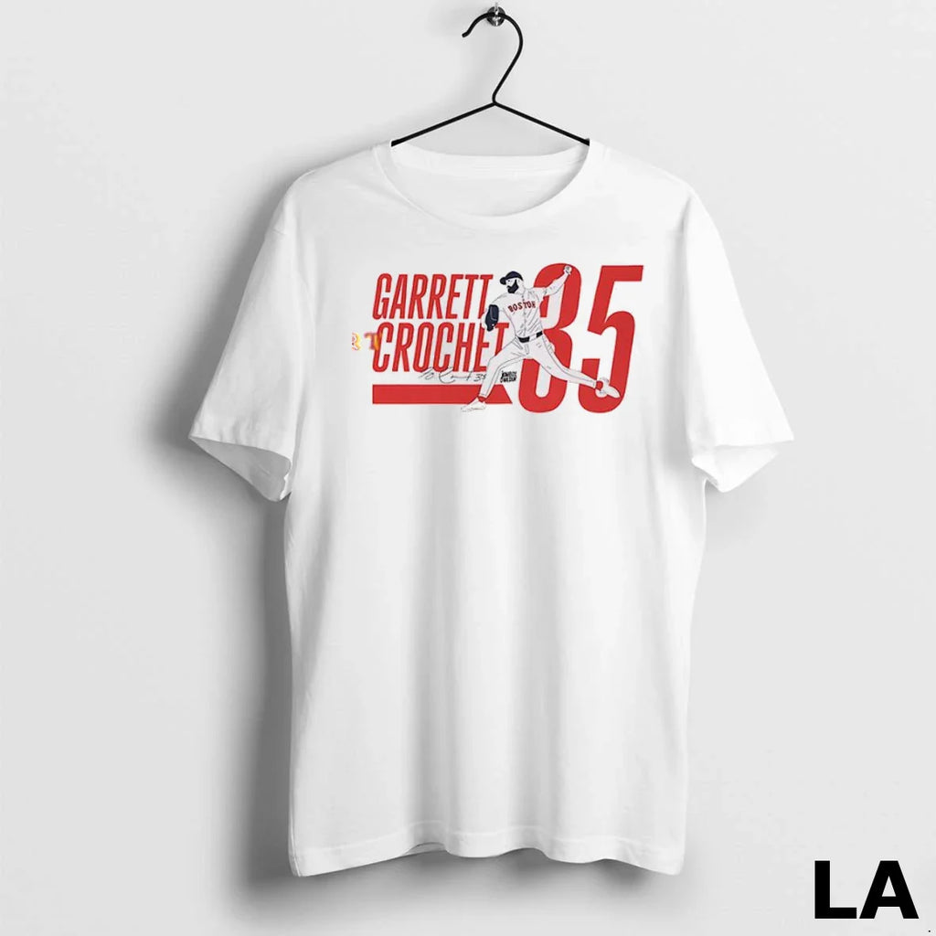 Original Garrett Crochet 35 Boston Signature