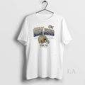 Original Georgia Tech Yellow Jackets Sting Em Football Helmet Grid