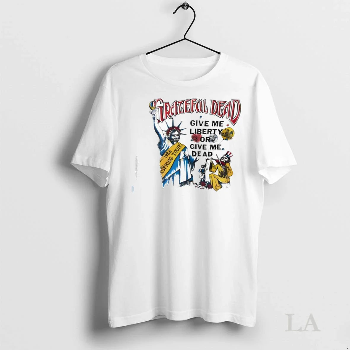 Original Grateful Dead 1986 Spring Tour Give Me Liberty Or Give Me Dead Lot Ladies