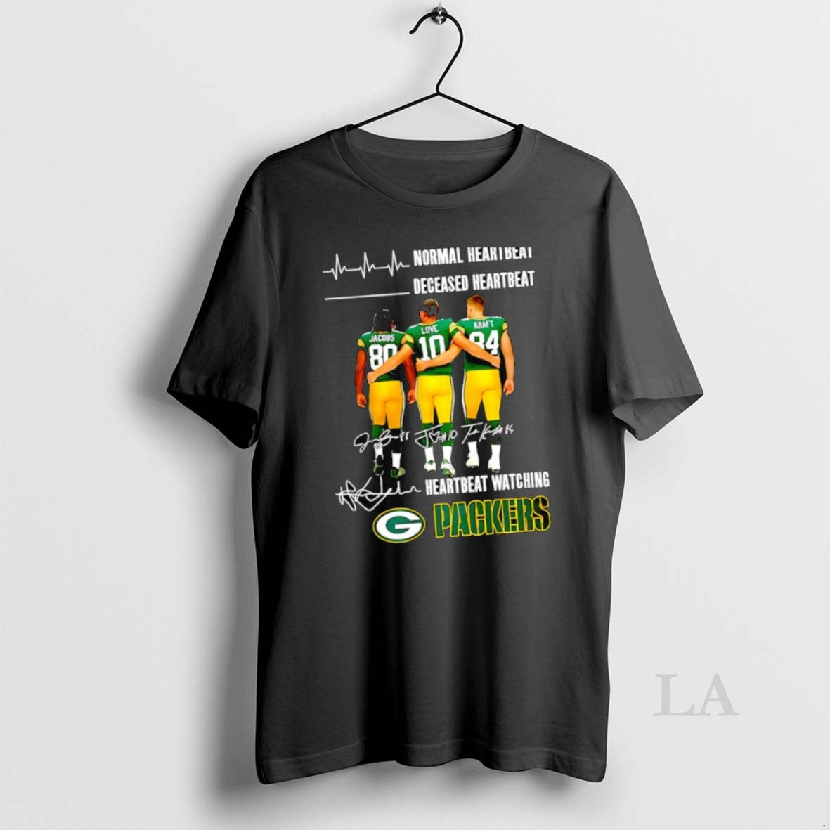 Original Green Bay Packers Players Normal Heartbeat Deceased Heartbeat Heartbeat Watching Packers Signatures