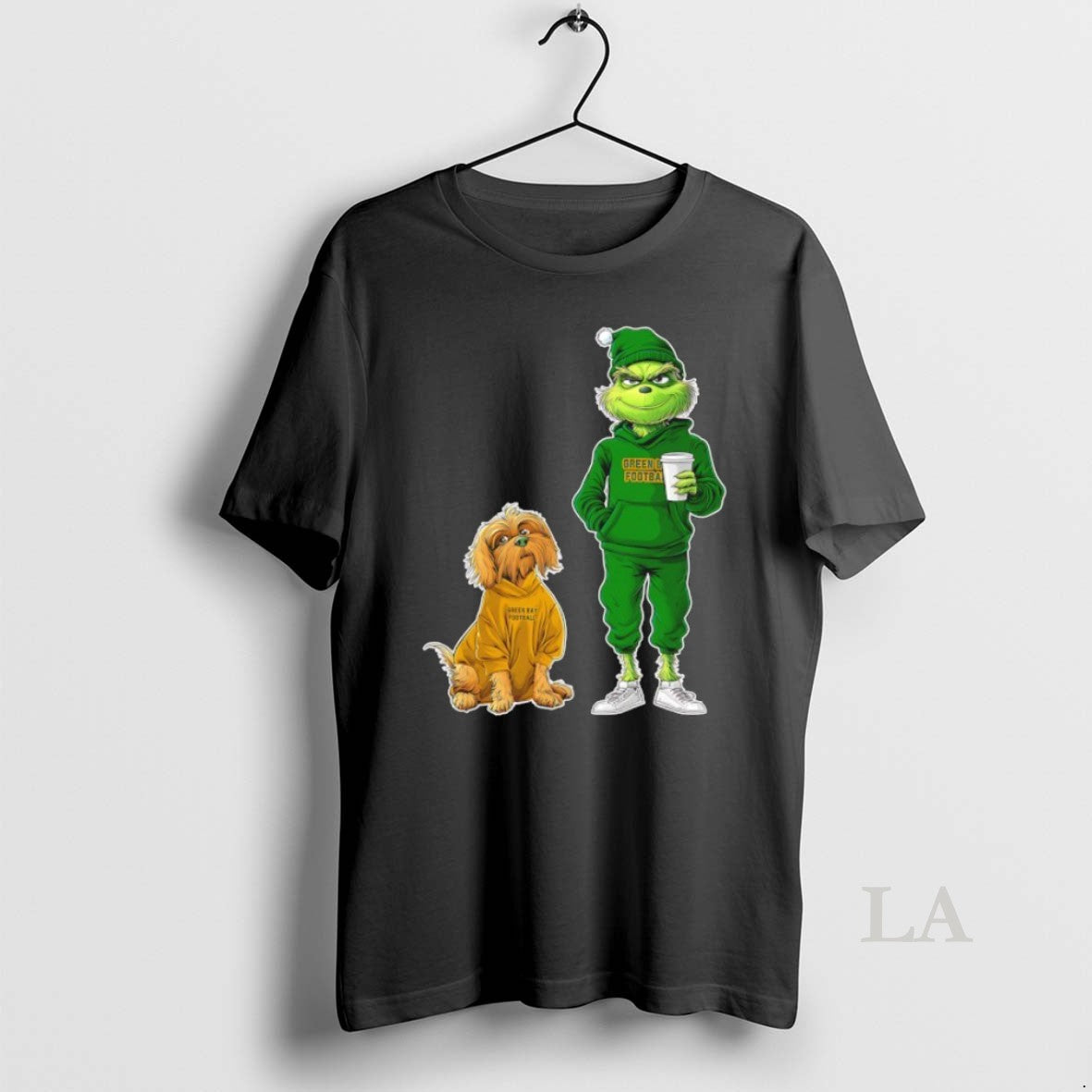 Original Grinch And Dog Green Bay Packers Football Merry Christmas