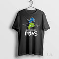 Original Grinch Zipper I Hate People But I Love My Detroit Lions Football Christmas