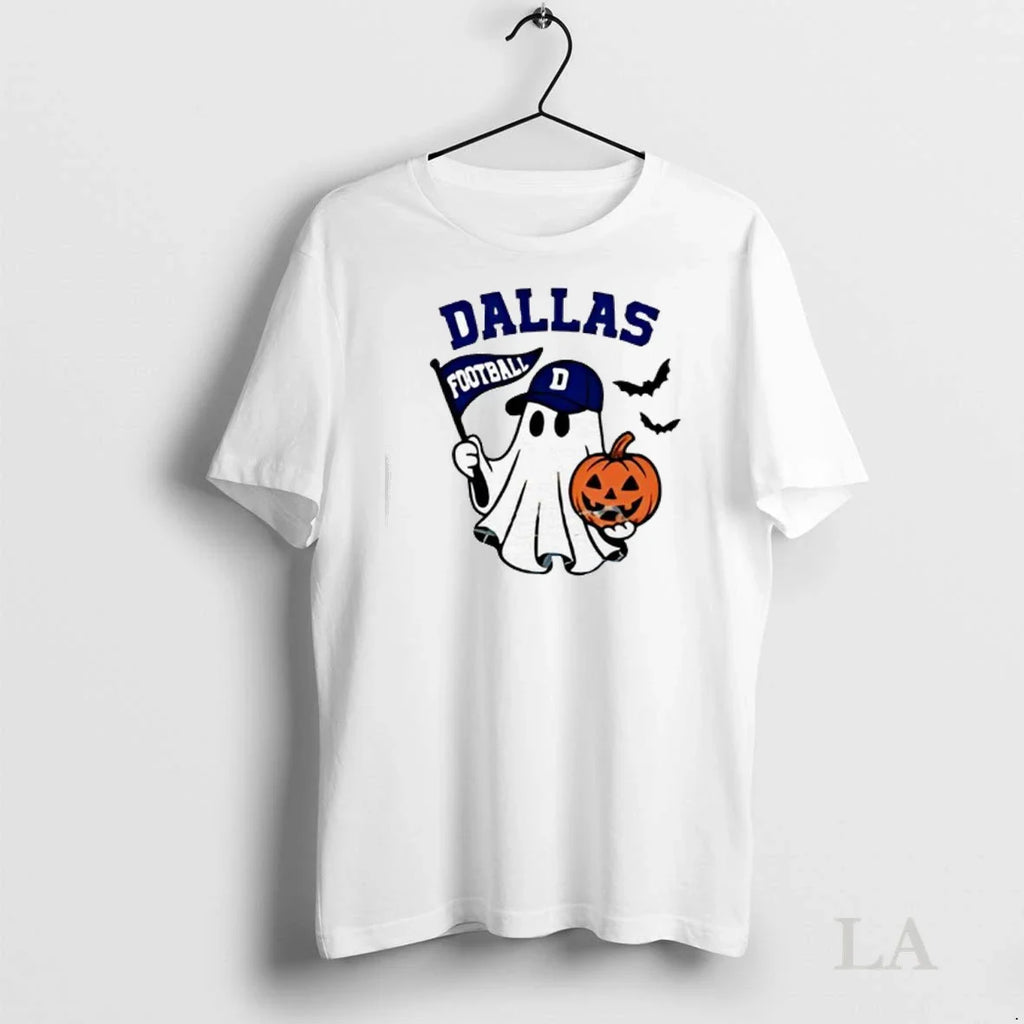 Original Halloween Ghost Dallas Cowboys Football Flag Pumpkin Ladies