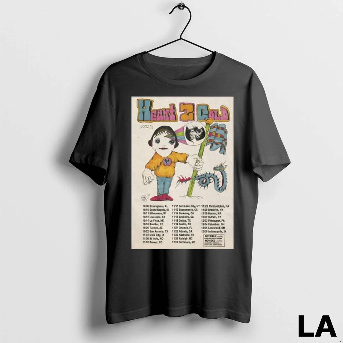 Original Heart To Gold American 2025 Tour Long Sleve