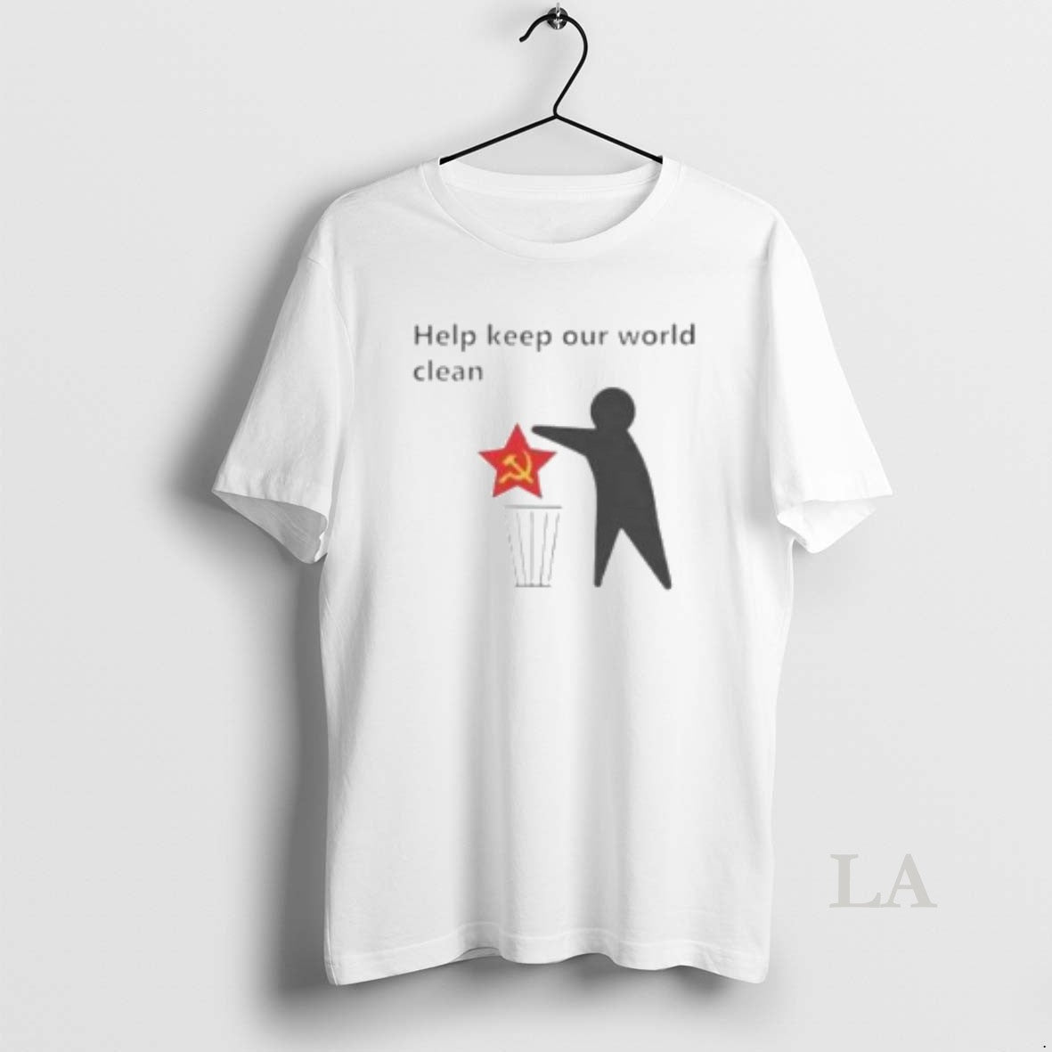 Original Help Keep Our World Clean Anti Communist Ornaments