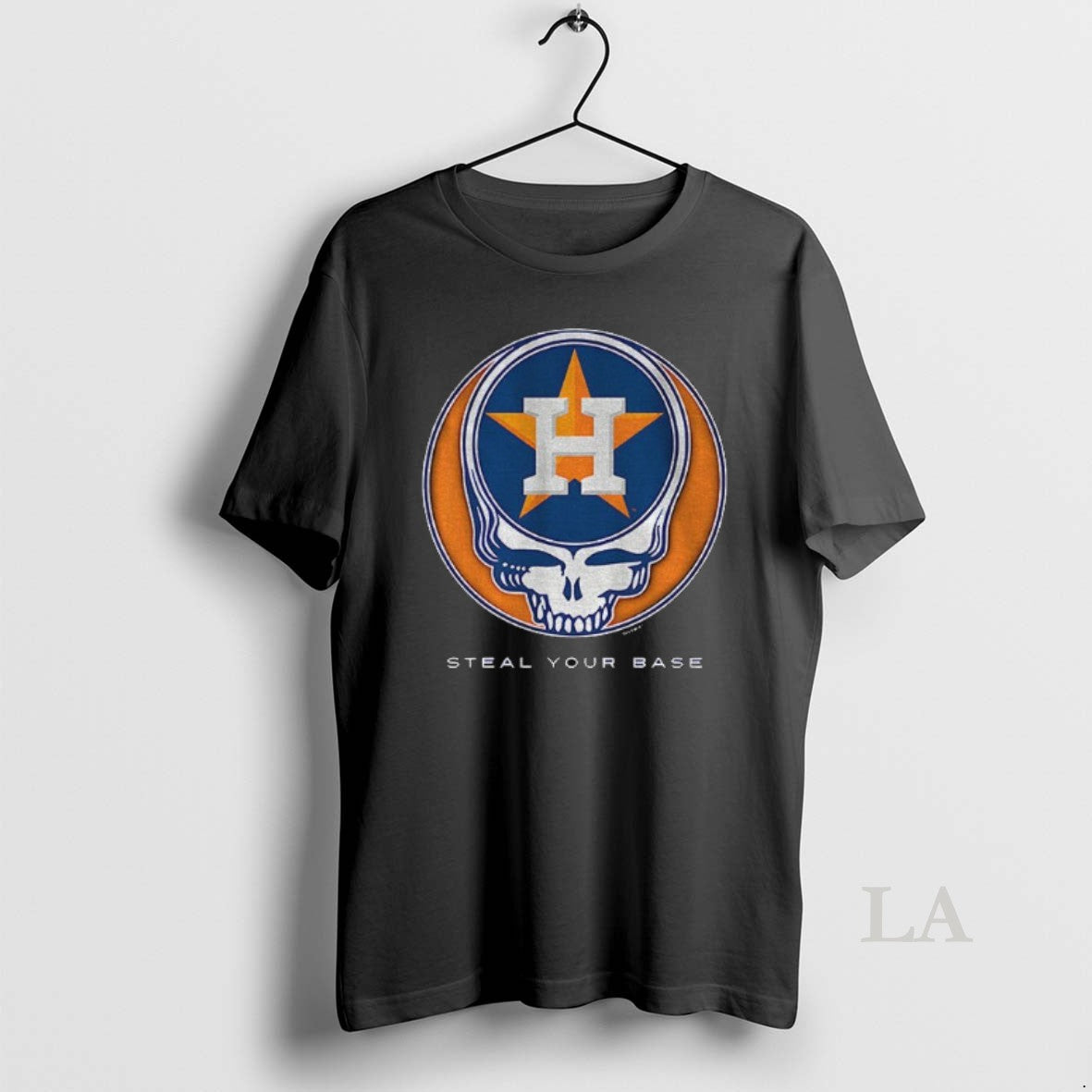 Original Houston Astros Steal Your Base Grateful Dead Skull Mlb