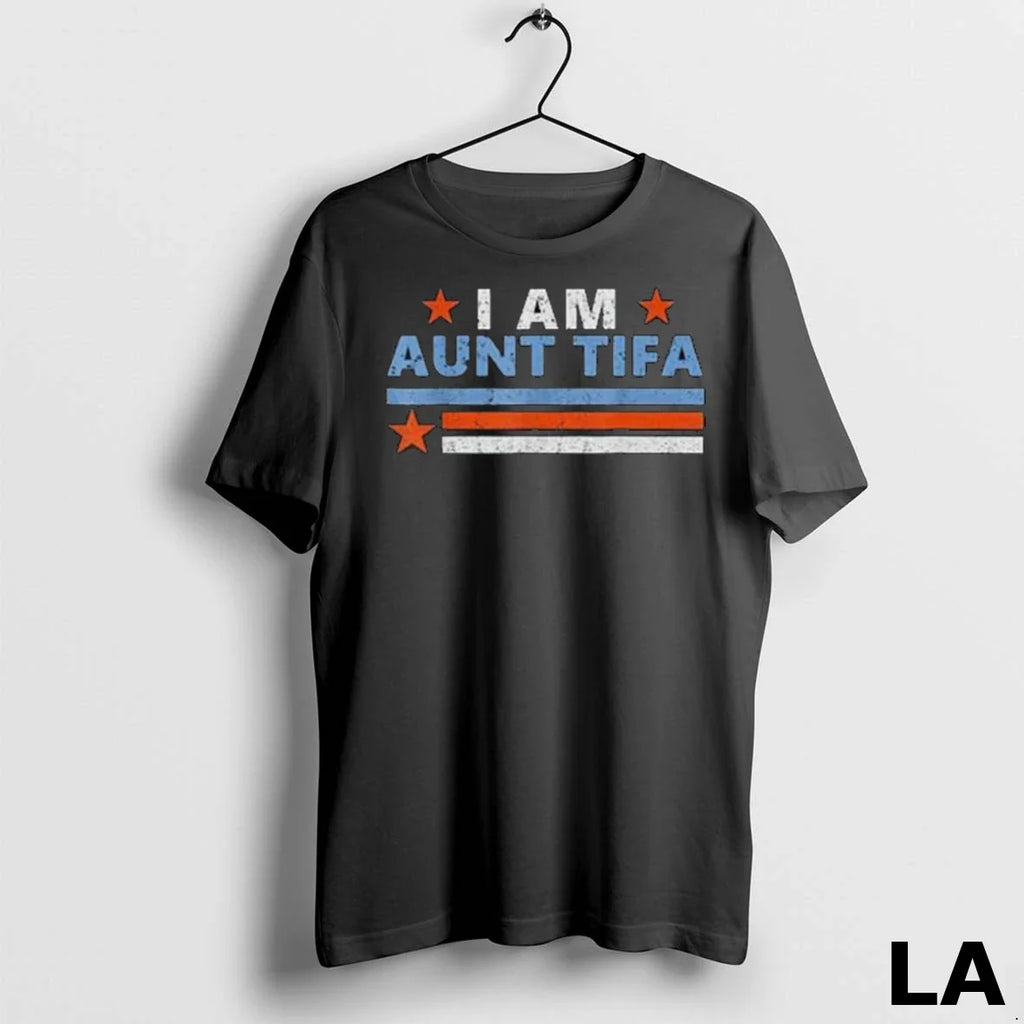 Original I Am Aunt Tifa Funny Gift Long Sleve