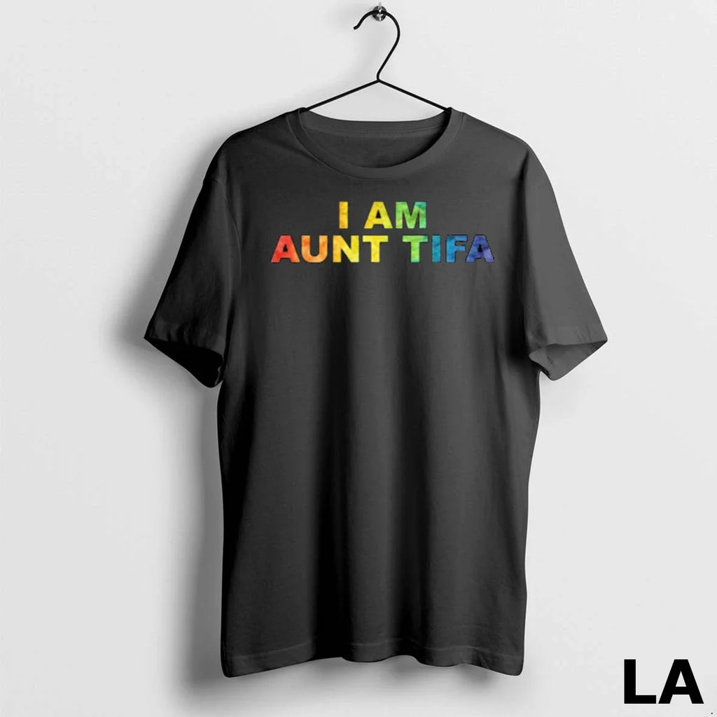 Original I Am Aunt Tifa Lgbt Long Sleve