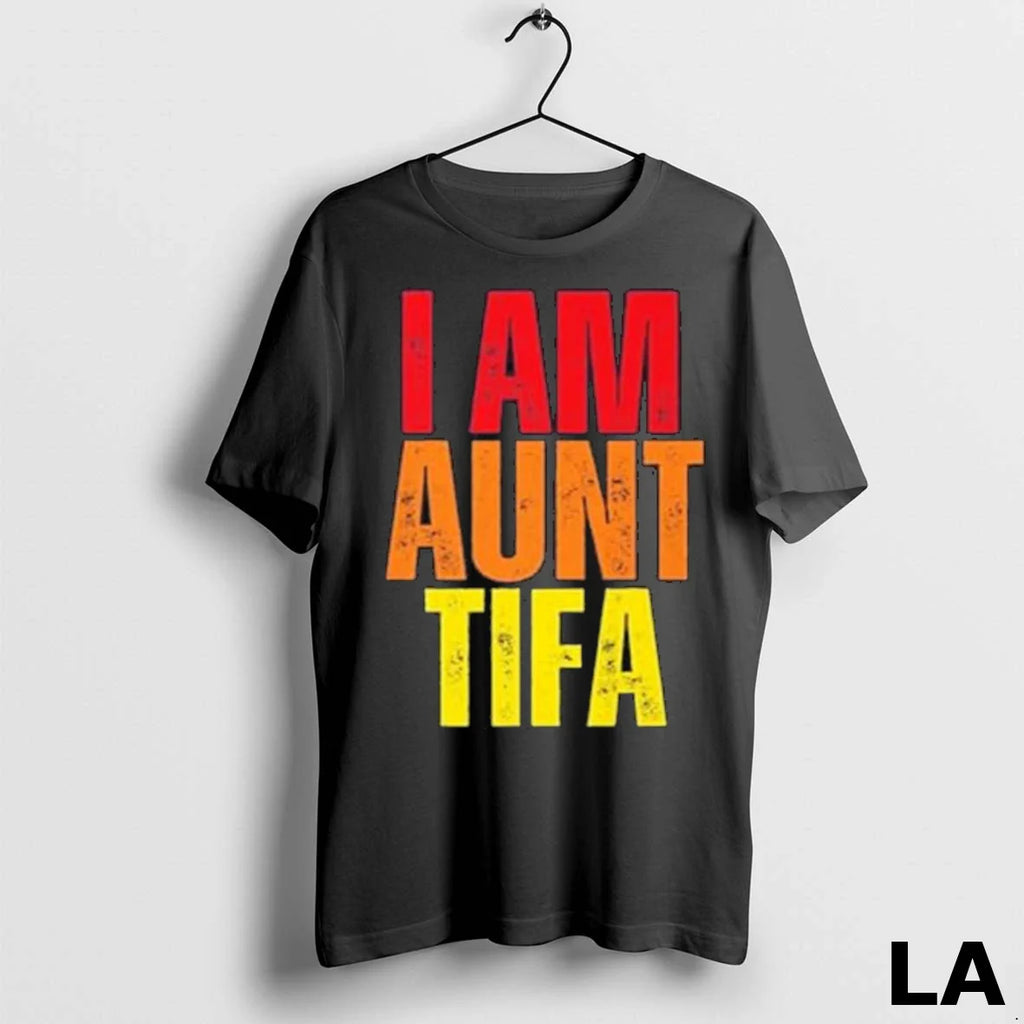 Original I Am Aunt Tifa Sarcastic Sassiest Aunt Long Sleve