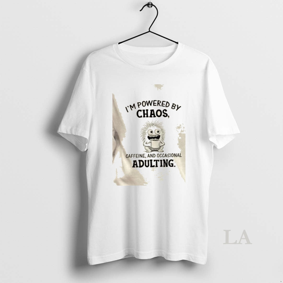 Original Im Powered By Chaos Caffeine And Occasional Adulting